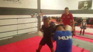 Sparring with the boys! Multisport Vlaardingen