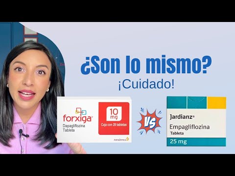 Forxiga vs Jardianz ¿Son lo mismo? ¡CUIDADO! Dapagliflozina vs Empagliflozina