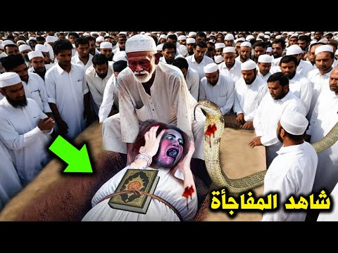 فتاة ماتت ولم يستطيع 5 مغسلات تغسيلها ويخرج الغائط من فمها ورائحه نتنه كريهه وعند دفنها احترقت جثتها