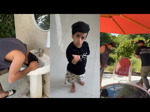 شكيت راسه بطابوكه وما خليته ينام😂