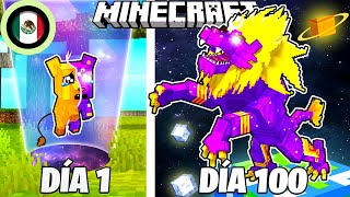 SOBREVIVÍ 100 DÍAS como un LEÓN CÓSMICO en MINECRAFT HARDCORE!