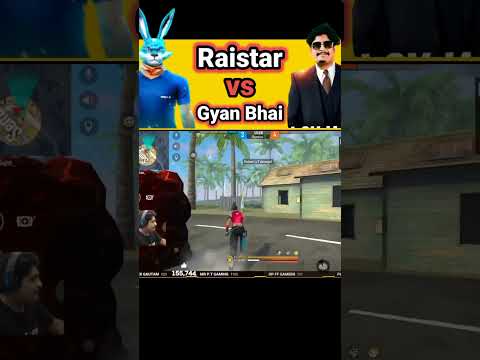 Gyan Gaming VS Raistar 😱🔥।। @GyanGaming #shorts