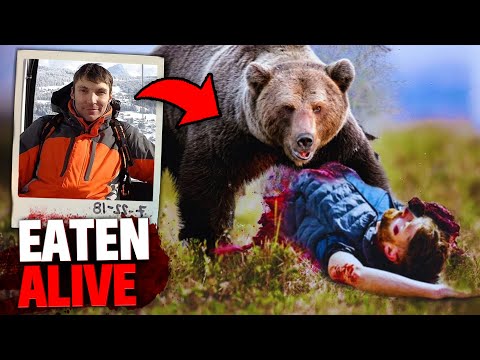 The Bear INFECTED With Rabies EATS MAN ALIVE In Front of His Friends!