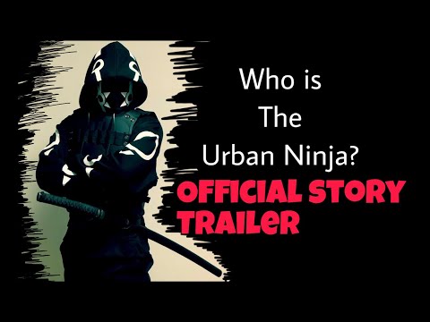 Who is he? The Urban Ninja Official Story Trailer (cyberpunk, martial arts) short film