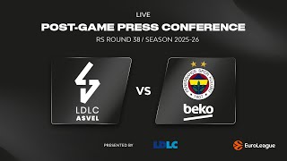 Press conference LDLC ASVEL vs Fenerbahce
