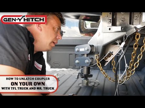How to Unlatch Auto-Latch Coupler solo (GEN-Y HITCH)