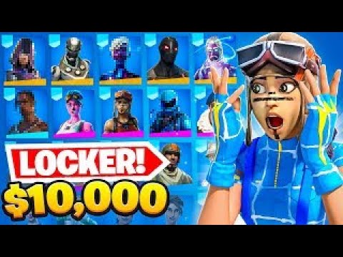 MY $10,000 FORTNITE LOCKER TOUR (800+ SKINS)