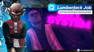 Quasar Lumberjack Job for FiveM | Chop trees, earn rewards (Fortnite inspired)