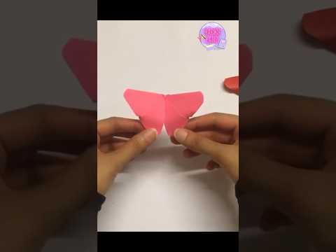 DIY Origami Butterfly 🦋 #diy #papercraftdiy #origamibutterfly