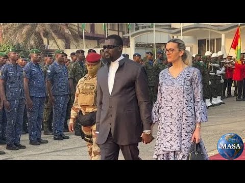 Le président Mamady Doumbouya à l'investiture du président ghanéen I magazine du savoir