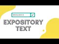 Expository Text Types and Functions