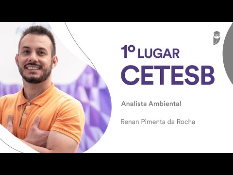 Cetesb: Conheça o Renan Moraes, aprovado em 1° lugar para Analista Ambiental -Engenheiro Sanitarista