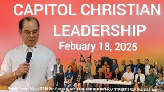 Febuary  18, 2025 Christian Capitol Leadership