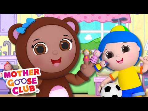 Happy Finger Family | Mother Goose Club Cartoons #NurseryRhymes