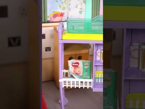 DIY Hospital de Muñecas Para Mama Y Bebe Barbie