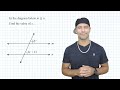 Angles and Transversals: Solving for x