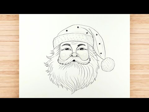 How To Draw Santa Clause step By step || easy Christmas Drawing || Santa Clause Drawing