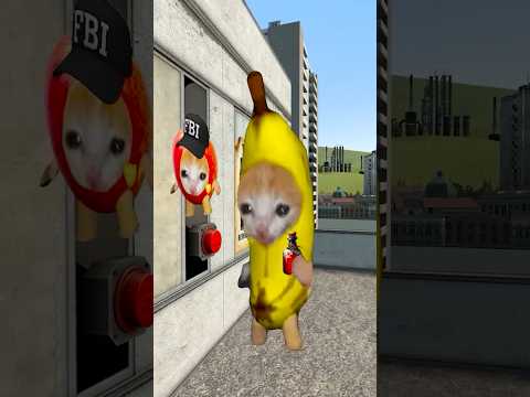 Bananacat Trying to Tricked Applecat Policeman Pt.3 #shorts 😾🍌