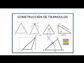 Triangle Construction Techniques and Concepts