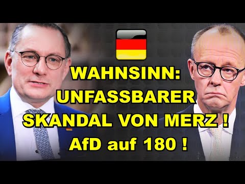 UNFASSBARER SKANDAL von Merz! AfD auf 180!