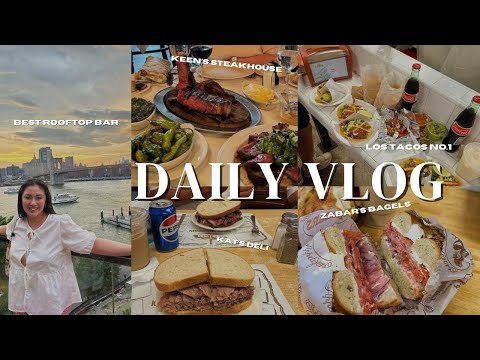 NEW YORK VLOG Week 1 | BEST FOOD SPOTS IN NYC!