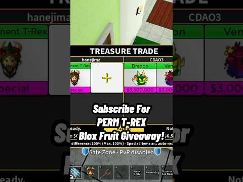 What People Trade for PERMANENT T-REX? #bloxfruits #roblox