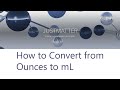 Converting Ounces to Milliliters