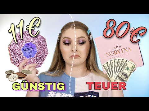 GÜNSTIG vs. TEUER | Lohnt sich teures Make-up wirklich? 🤔💸