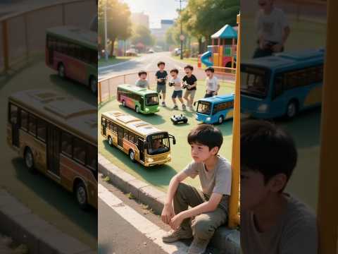 Kisah anak menggapai mimpi untuk memiliki mainan Bus RC dengan semangat dan kerja keras #shorts #bus