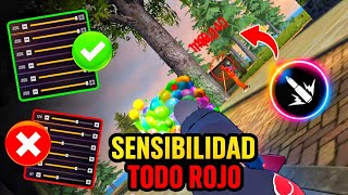✅ LA MEJOR SENSIBILIDAD para dar TODO ROJO en la NUEVA ACTUALIZACIÓN de FREE FIRE 2025 🔥