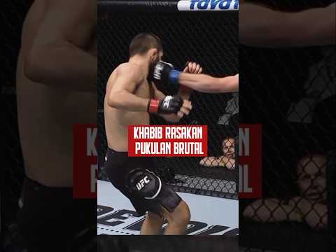 khabib akui kekuatan pukulan justin gaethje🔥