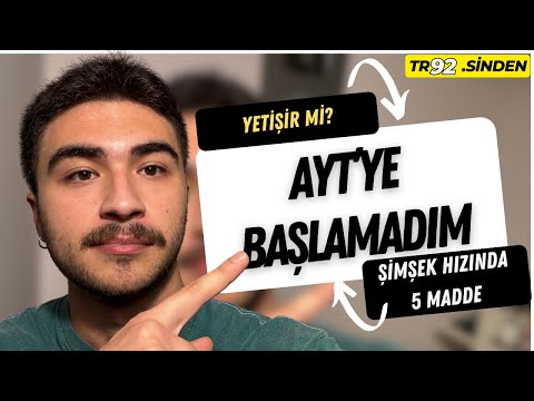 ⚡️5 ADIMDA RAKİPLERİNE YETİŞ! Ayt'ye başlamadım- yeni başladım #yks2025 #ayt #tyt #derecehocam