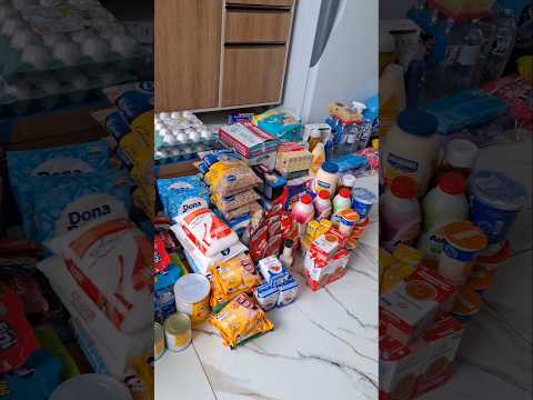 Organizando nossa primeira compra do mês - pai aos 18