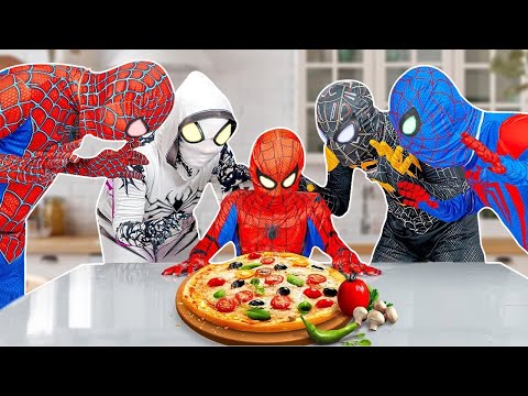 SUPERHERO's Story: 5 SPIDER-MAN Bros vs MAGIC TELEVISION || Spider-Man: Into The Spider-Verse