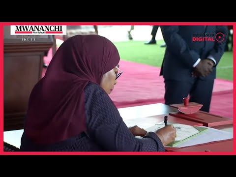 TAZAMA RAIS SAMIA AKIWAAPISHA VIONGOZI WAPYA LEO IKULU, WALIOTEULIWA JUNI 24