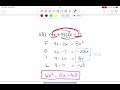 FOIL Method and Polynomial Operations
