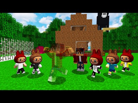 ماين كرافت لكن سويت خطة الاختفاء وهربت من جيجي وكعبول وعبوسي الاشرار 😱😨 #فلم_ماين_كرافت
