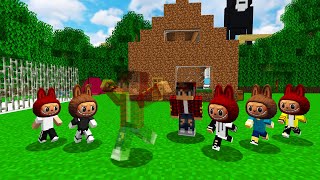 ماين كرافت لكن سويت خطة الاختفاء وهربت من جيجي وكعبول وعبوسي الاشرار 😱😨 #فلم_ماين_كرافت