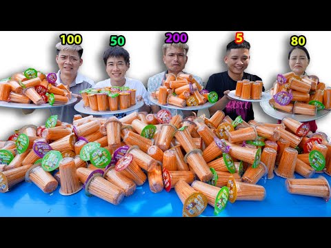 Hưng Troll | Thử Thách Người Cuối Cùng Ngừng Ăn Quẩy Giòn Giòn Theo Số Lượng
