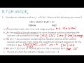 Acid-Base Indicators and pH Concepts