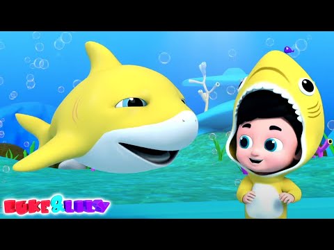 Shark Song For Kids, शार्क गीत, Kalu Madari Aaya + Hindi Rhymes For Kids By luke And lilly Hindi