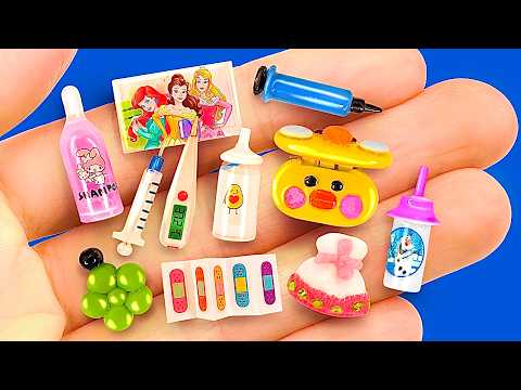 57 DIY BARBIE IDEAS: BABY DOLL MINIATURES & SMALL MINIATURE THINGS, BIG COLLECTION