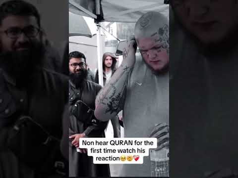 NON MUSLIM REACTION AFTER LISTENING QURAN #shorts #viral