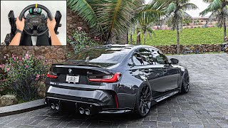 BMW M3 Competition | Forza Horizon 5 | Steering Wheel Gameplay