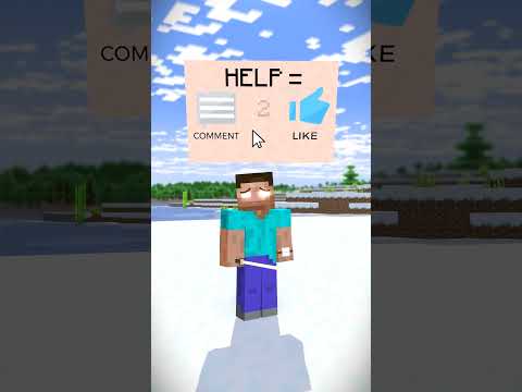 HELP Herobrine Cut Ice With Katana VS Spiderman VS Barbie & Ken (Bones - Imagine Dragons) #shorts