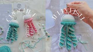 Crochet Jellyfish🪼Hướng dẫn móc móc khóa sứa xinh iu🪼Vyvascrochet