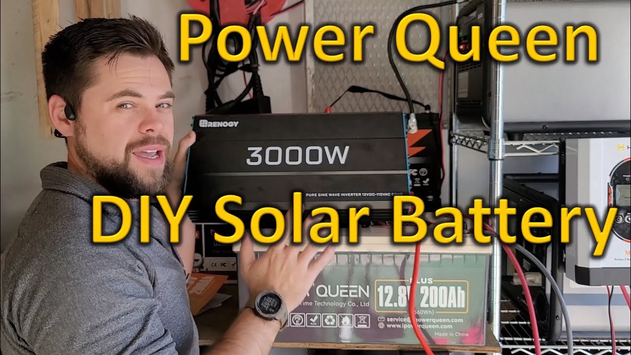 DIY Solar with Power Queen 12v LiFePo4 200ah Plus Battery