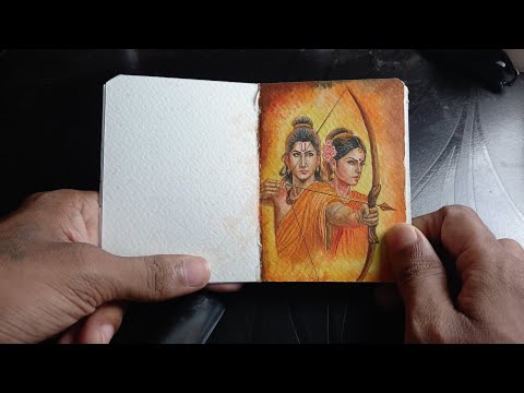 Shree Ram or Mata Sita Drawing Tutorial #ram #miniature