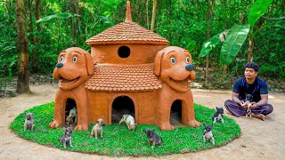Cutest Puppy House Ever – Watch Their First Reaction!