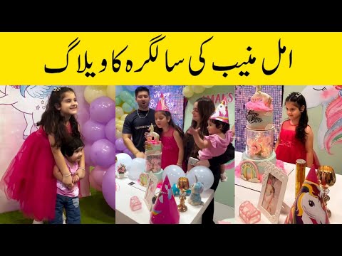 Amal Munneb's 5th Birthday Bash 🎂 #aimankhan #muneebbutt